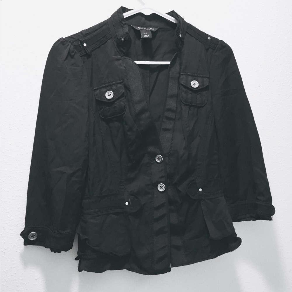 White House Black Market size 0 black jacket